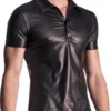 Casual Leather Polo tshirt